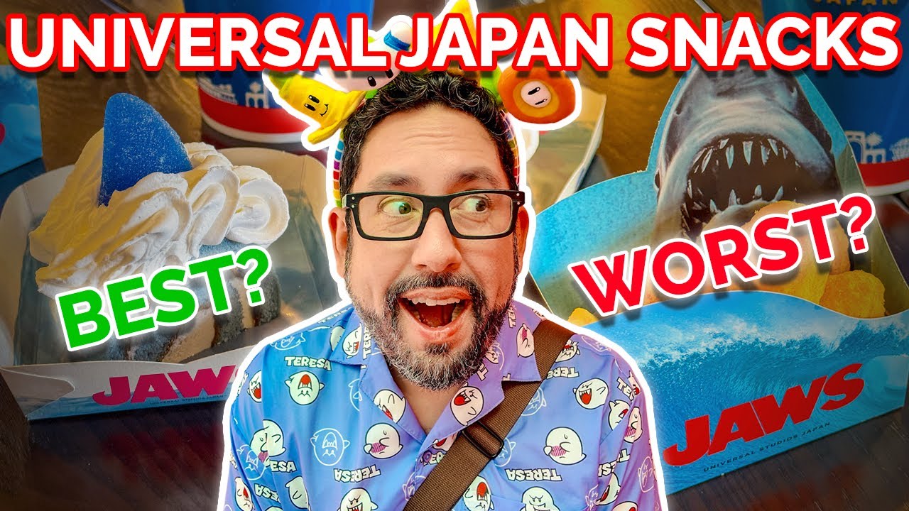 Лучшие и худшие закуски, которые можно попробовать в 2026 году в Universal Studios Japan.