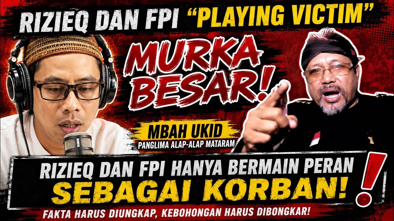 PLAYING VICTIM FPI DAN RIZIEQ SHIHAB BIKIN MBAH UKID MURKA ‼️ SIMAK JADI PEMBELAJARAN ‼️