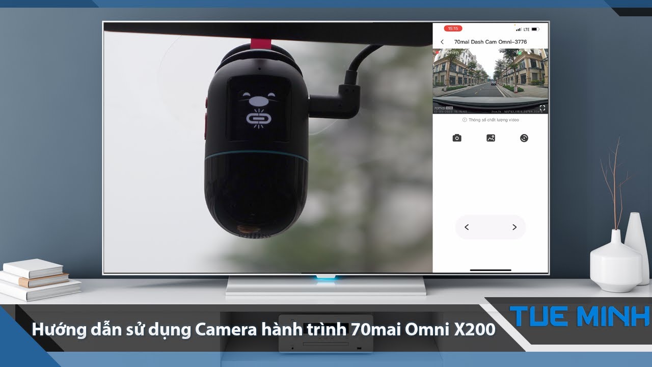 Hướng dẫn sử dụng Camera hành trình 70mai Dash Cam Omni X200