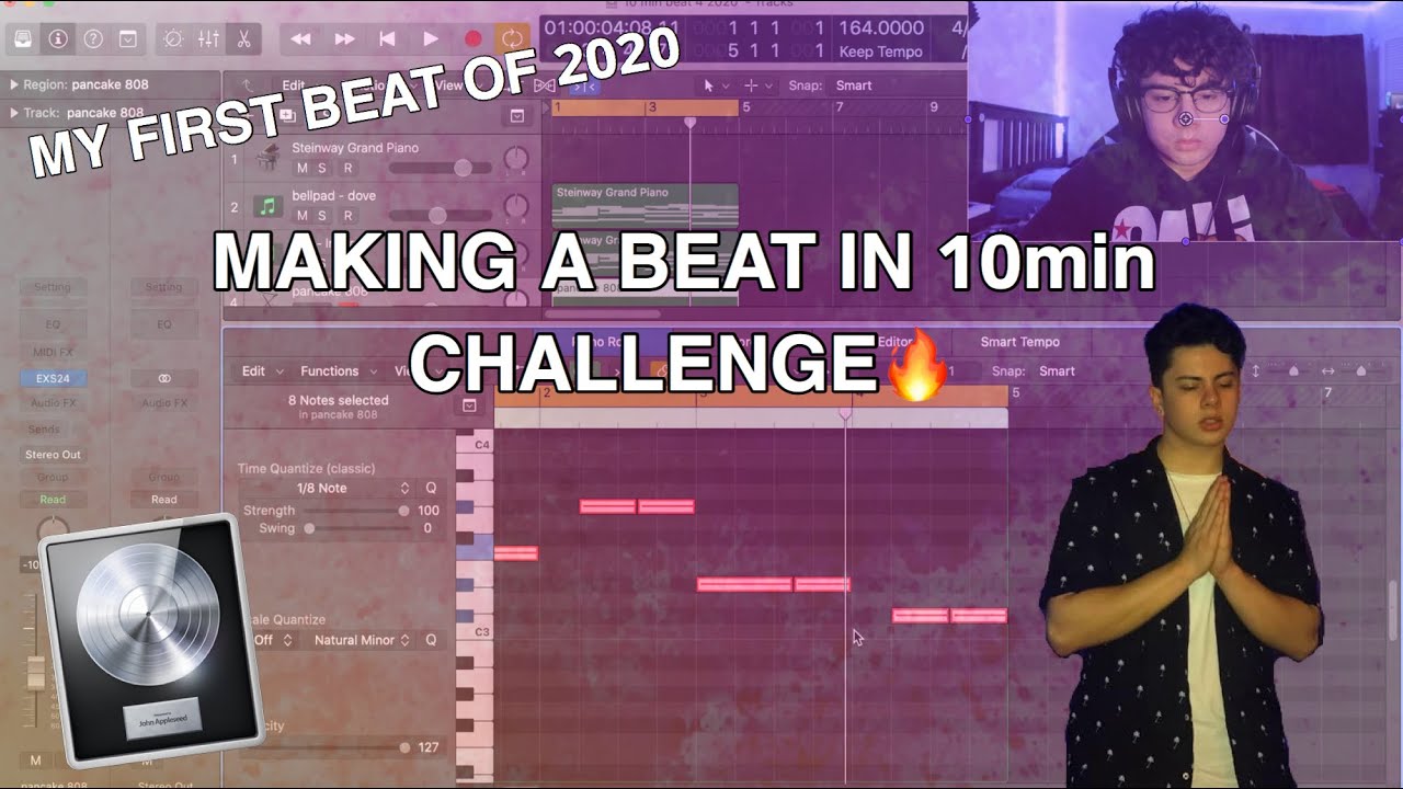 MY FIRST BEAT OF 2020!! Making a Beat In 10 Minutes Challenge ⏰