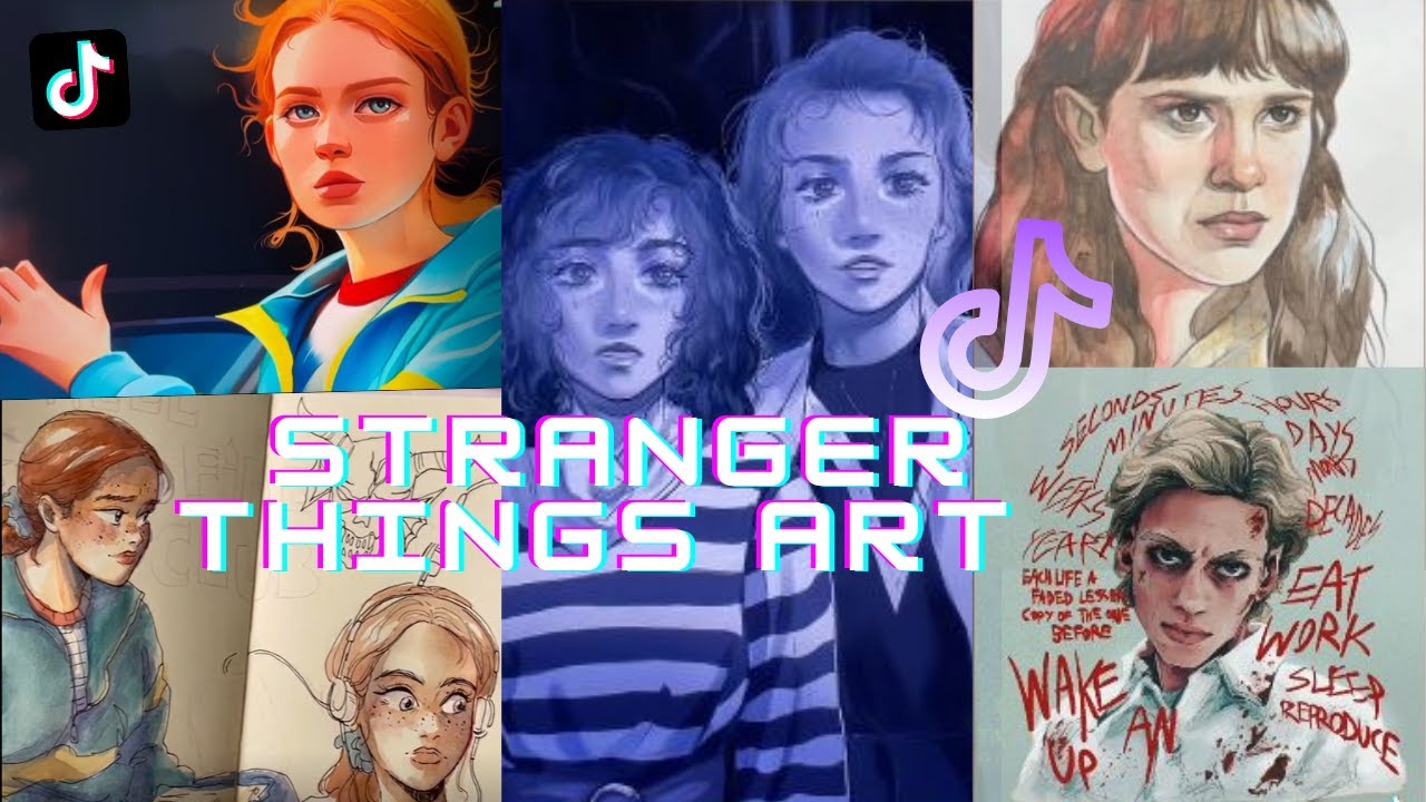 10 Stranger Things 4 Fan Art - Tiktok compilation