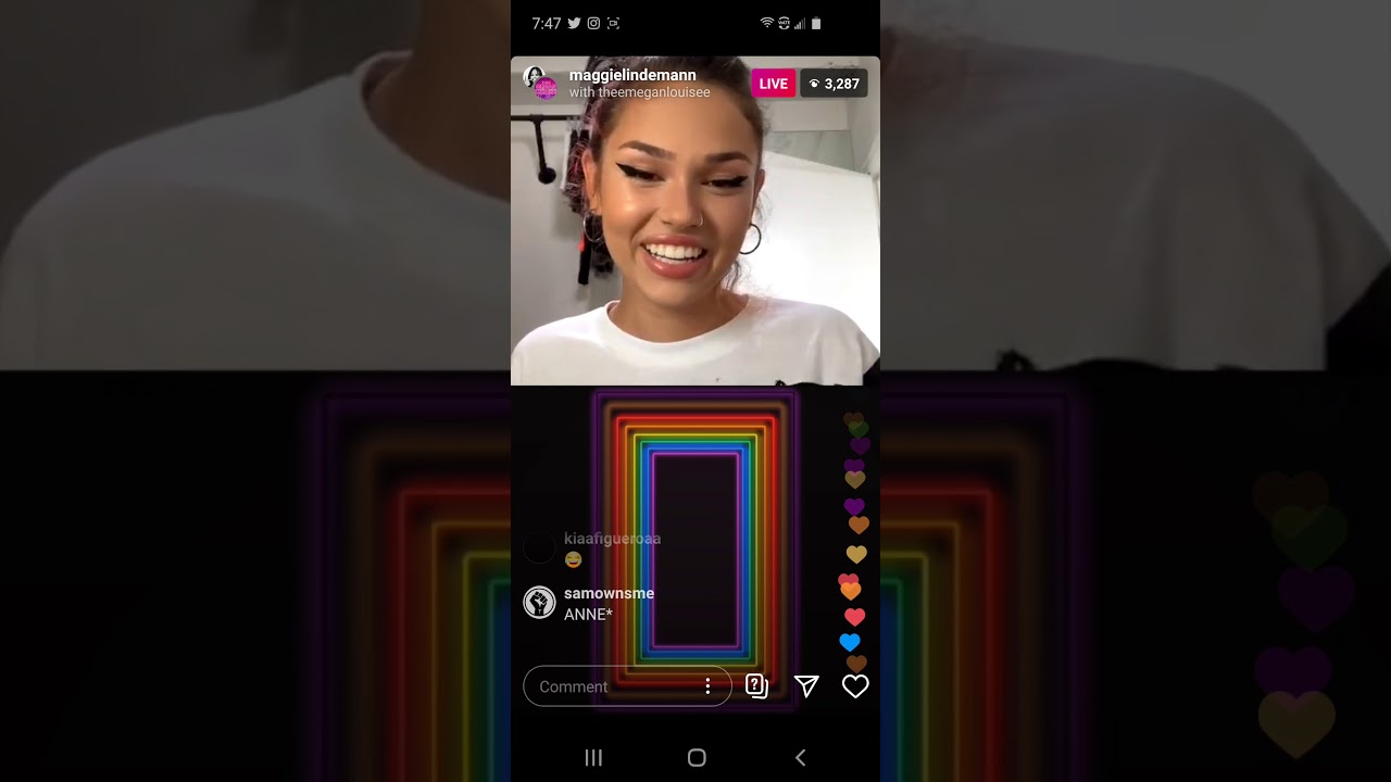 Maggie Lindemann live with theemeganlouisee