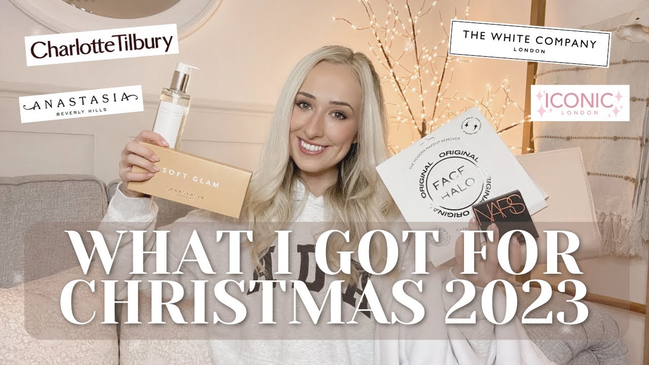 WHAT I GOT FOR CHRISTMAS 2023! White company | Makeup | Unboxing | Charlotte Tilbury | NYE ideas