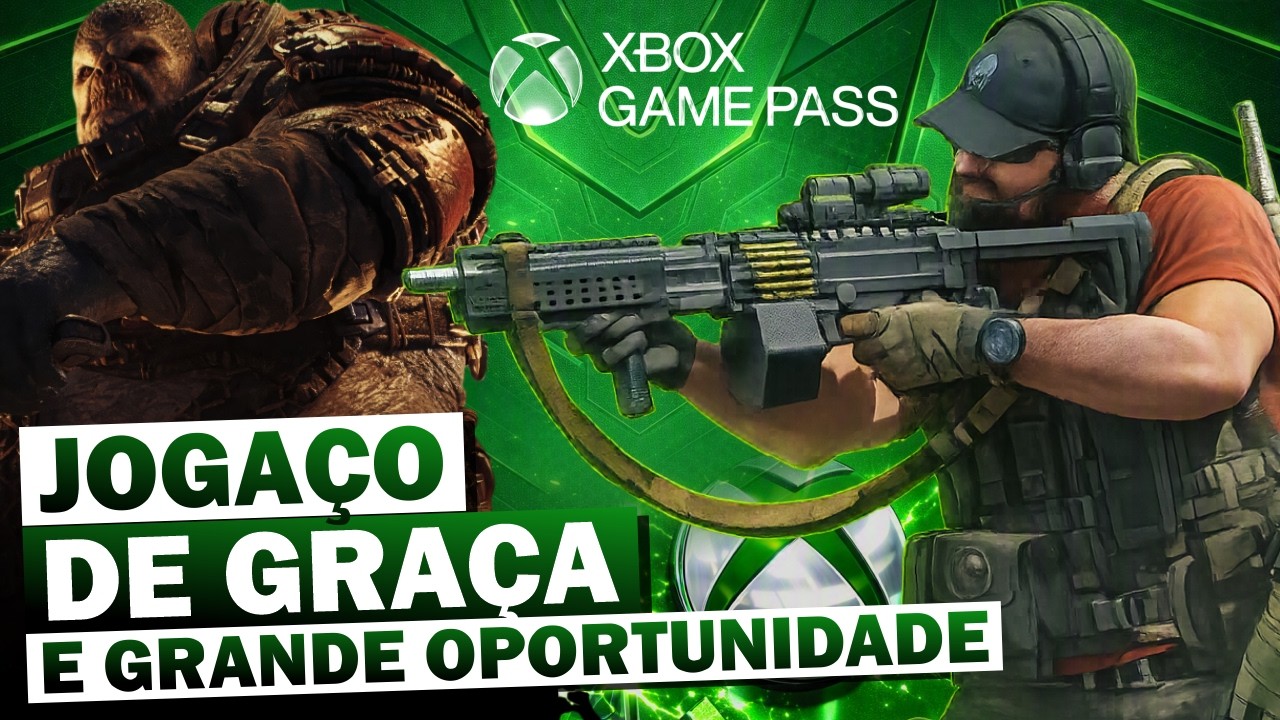 Surpresa + Jog&atilde;o GR&Aacute;TIS pra Geral e Mais com XBOX Game Pass!