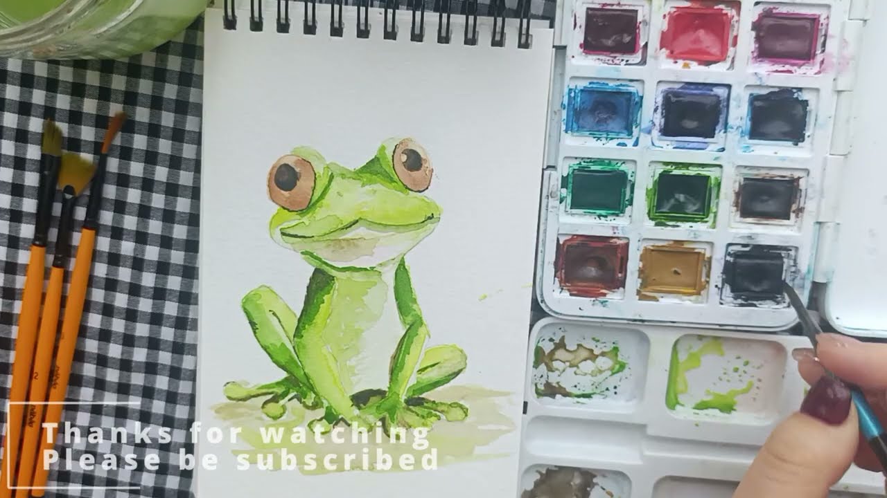 You Requested It, I Painted It! | Cute Frog Watercolor