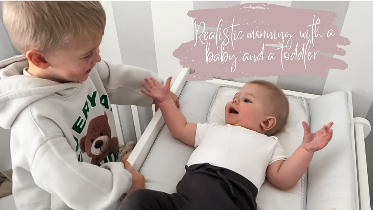 Spend the morning with us | Mum of two vlog | Realistic morning with a baby and a toddler