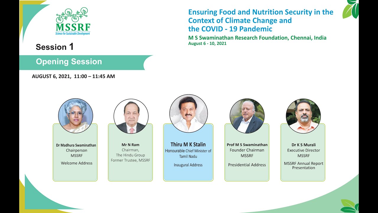 Ensuring Food and Nutrition Security in the context of Climate Change and COVID-19 Pandemic