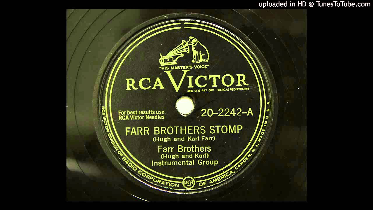Farr Brothers (Hugh and Karl) - Farr Brothers Stomp (RCA Victor 2242) [1947 hillbilly jazz]