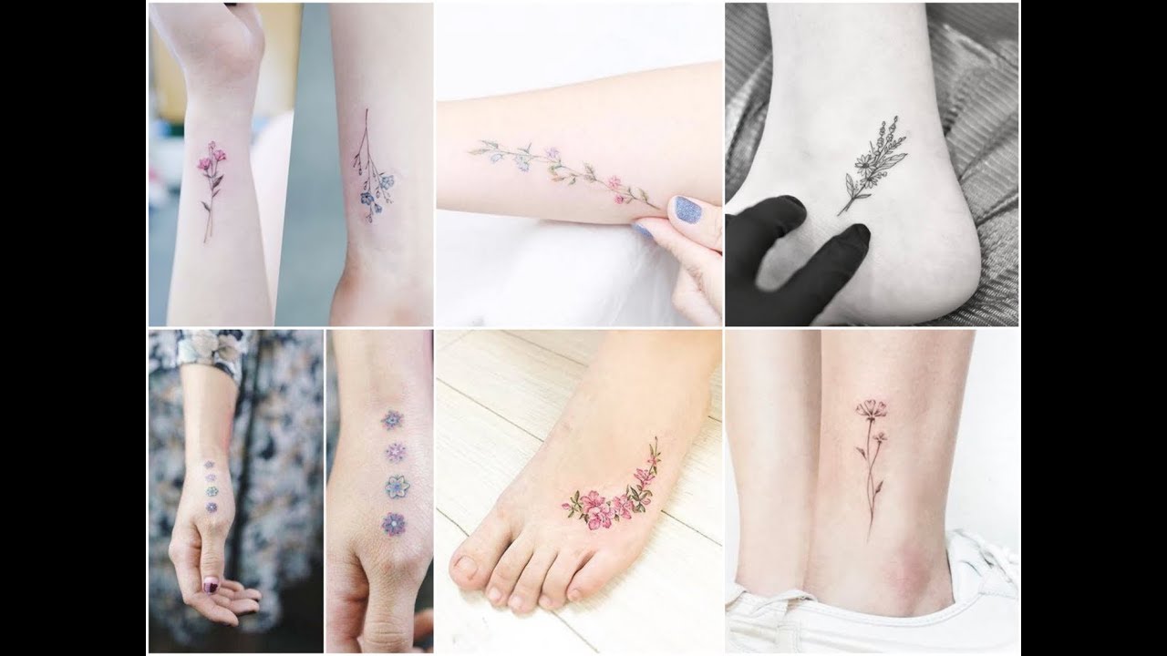 100+ Delicate Tiny Flowers Tattoo Design Ideas