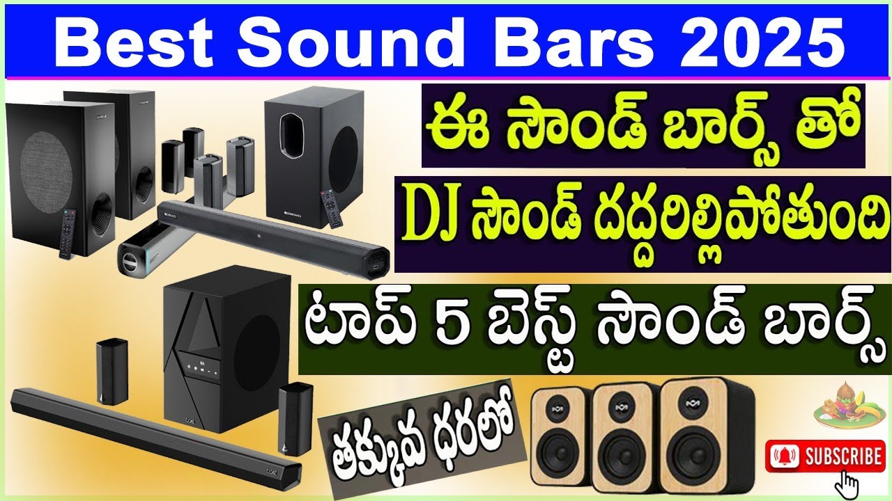 Best Soundbars for TV & Movies & Music | Top Picks of 2025 | Top Soundbars for Cinematic Sound