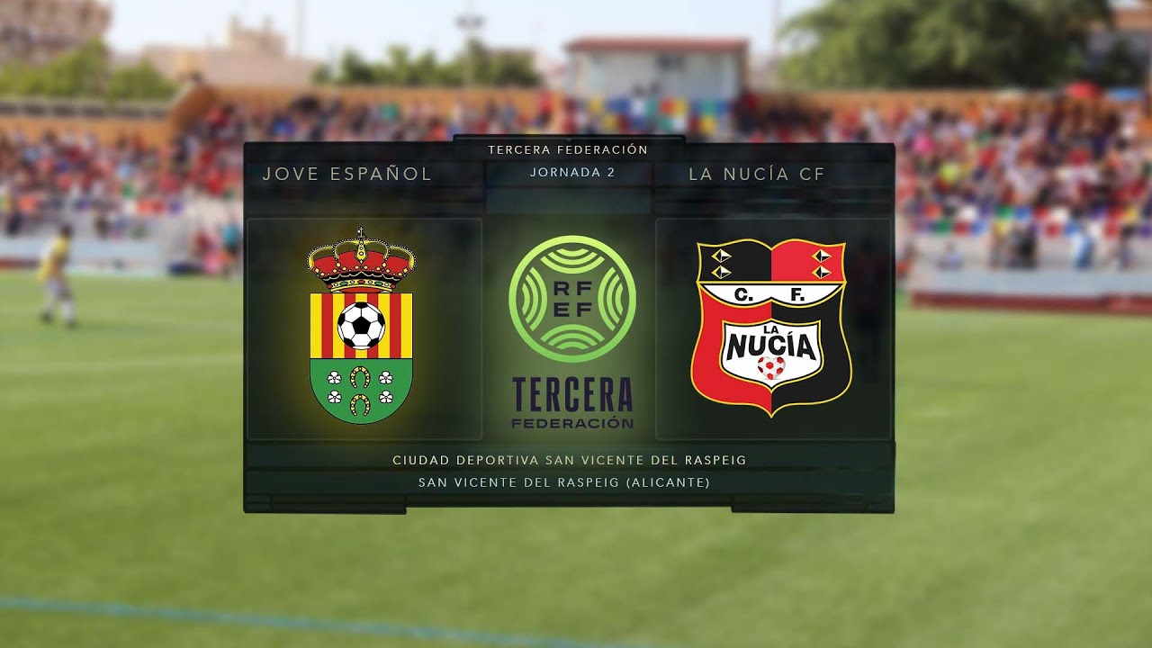 🔴 EN DIRECTO | Jove Español vs La Nucía CF | Tercera RFEF (Grupo VI)