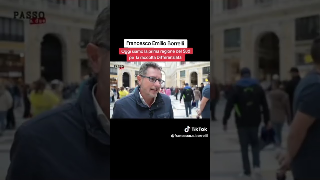 Campania prima per la raccolta differenziata #borrelli