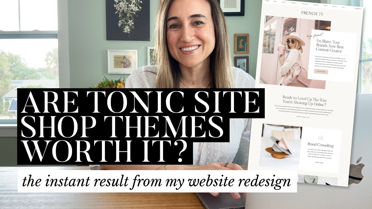 Is Tonic Site Shop Worth It? 👩🏻‍💻 My website redesign results