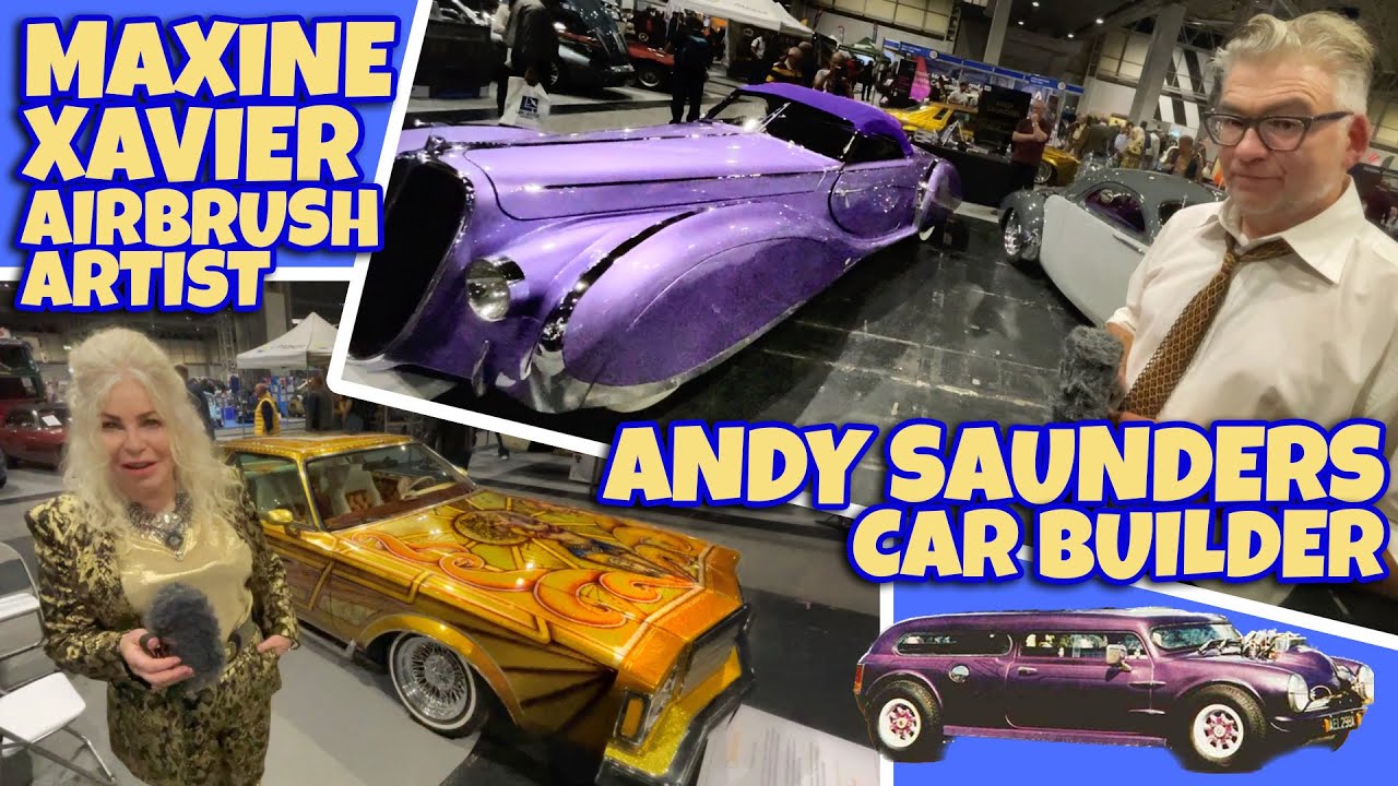 Andy Saunders & Maxine Xavier - Car Builder & Airbrush Art Masters! 🤩