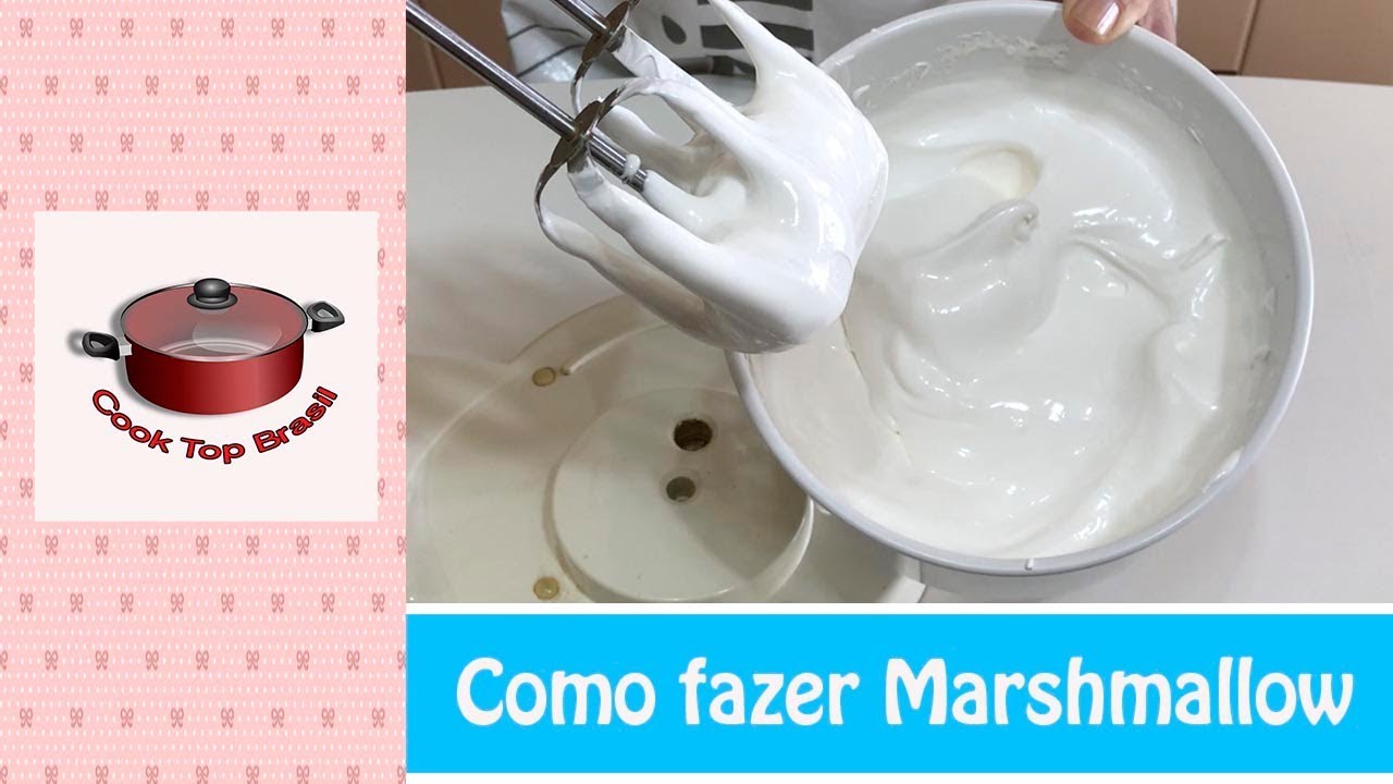COMO FAZER MARSHMALLOW |  Para cobertura e recheio | Cook Top Brasil Dicas #6