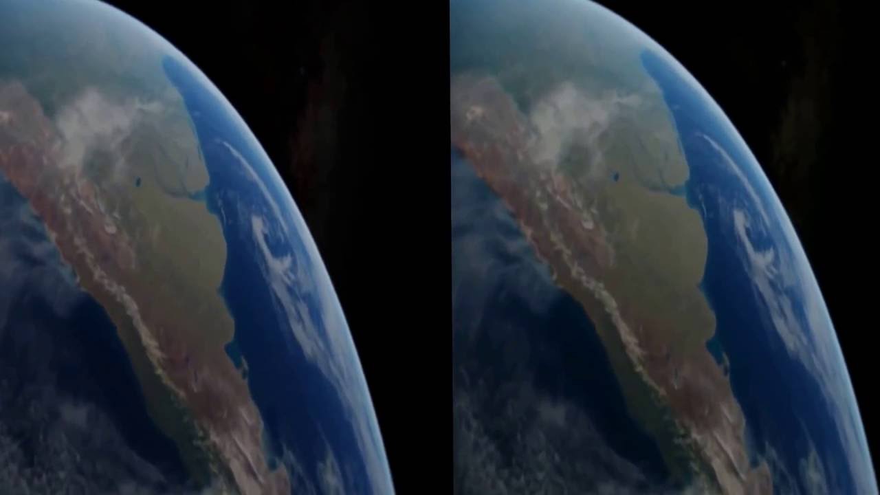 Google Cardboard Journey through the Galaxy Trailers 3D Side By Side
