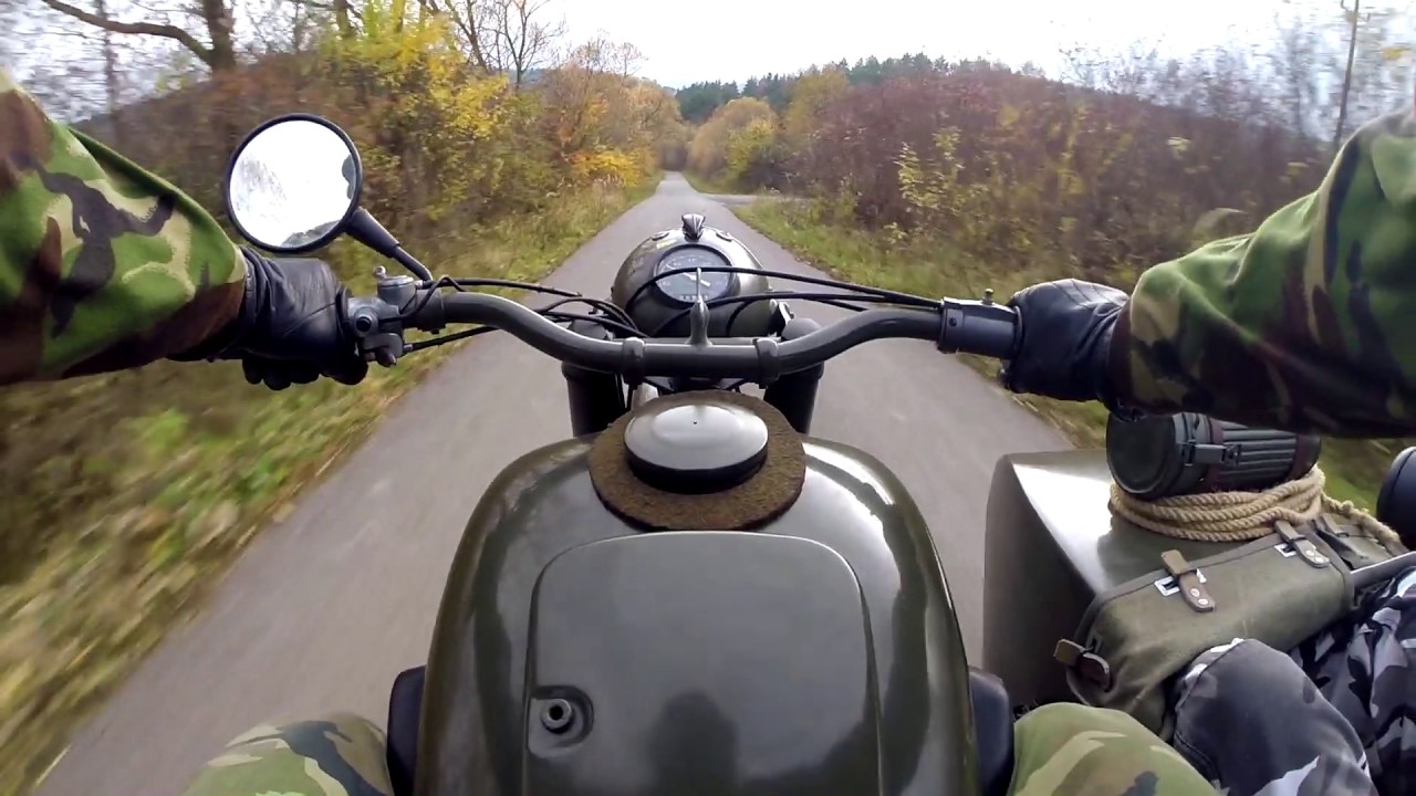 Jazda M72 Jesień Bieszczady GoPro Hero 3