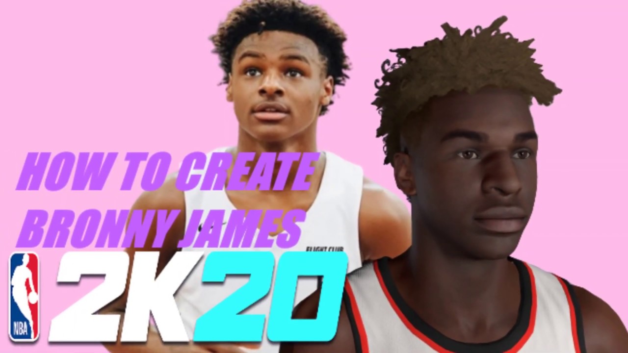 NBA 2K20 - How To Create Bronny James [BEST]