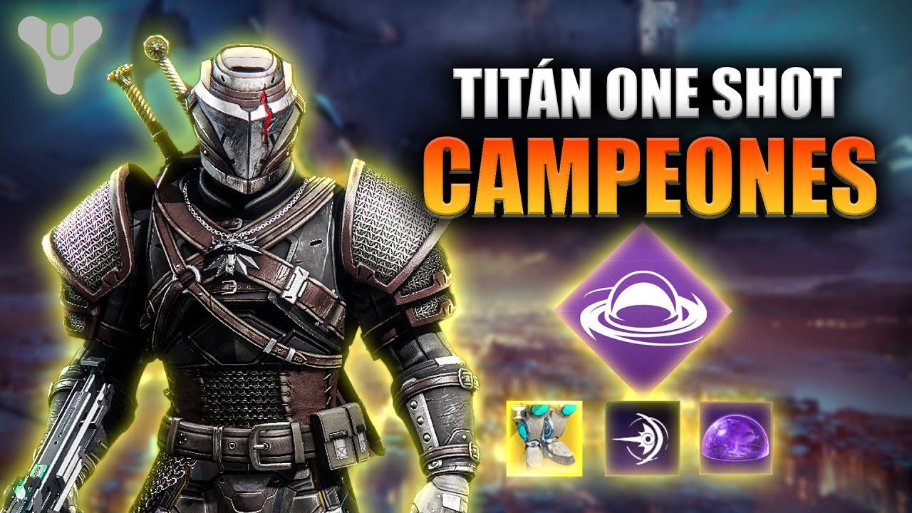 ONE SHOT CHAMPS | Build de Titán de Vacío ROTÍSIMA para ENDGAME | Devorar y Sobreescudo | Destiny 2