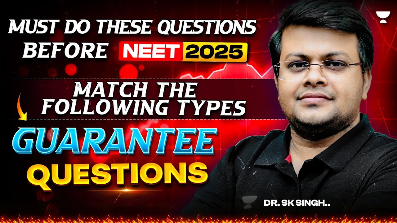 NEET Biology Most Expected Questions |Match the Following Type of Questions | Biology Full Mock Test