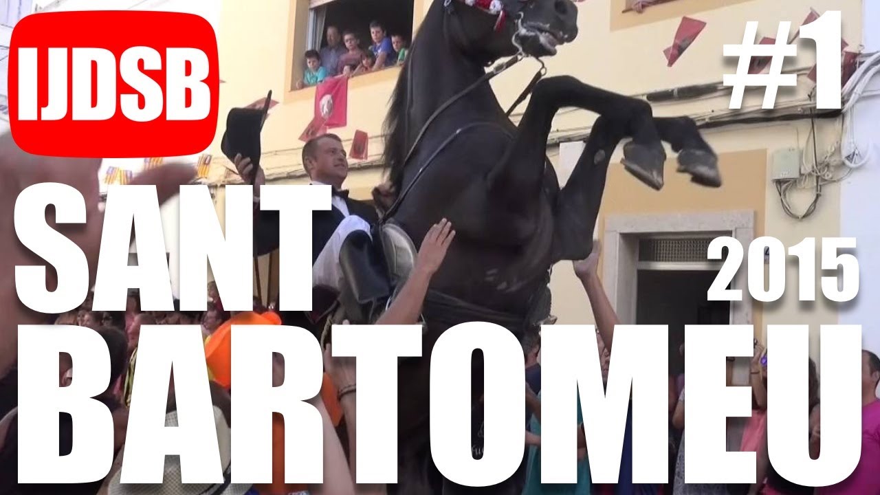 😍 Sant BARTOMEU 2015 😍 (23/8) #1 REPLEC DEL CAIXER BATLE de Dissabte 🐴 FERRERIES - FESTES DE MENORCA