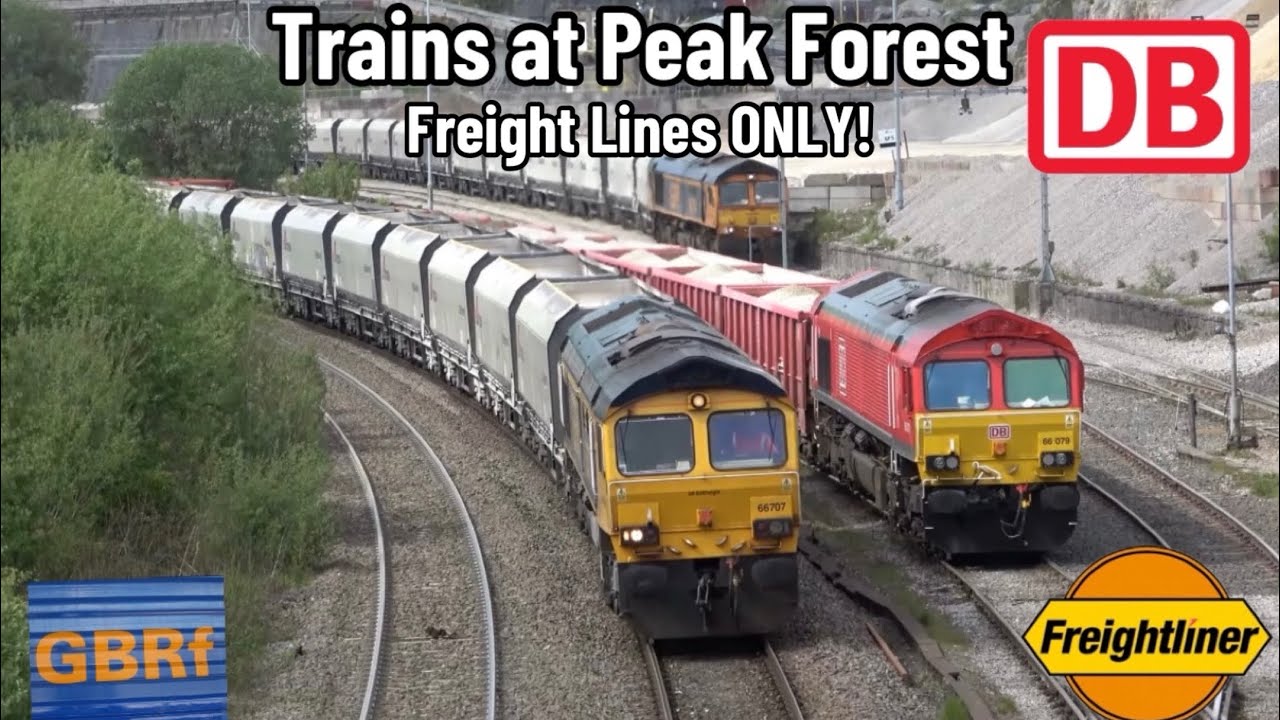The Freight Lines of Peak Forest, Excellent area for Freight Trains Inc. Tunstead, Hindlow & Briggs