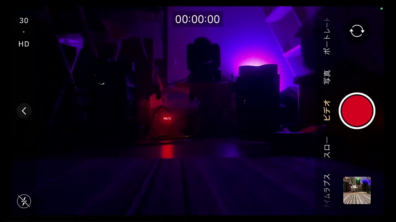真夜中の素人のDMX照明プログラム ライブ