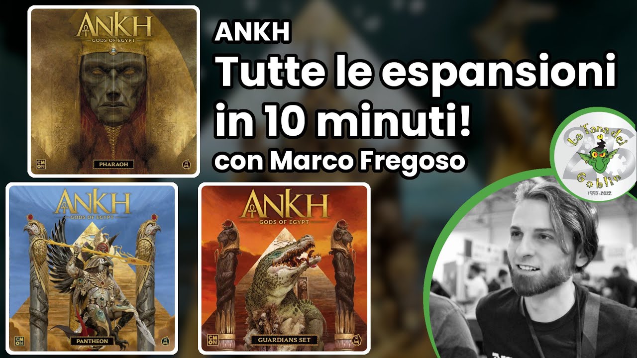 Ankh Pantheon, Pharaoh, Guardians: panoramica delle espansioni del gioco da tavolo con Marco Fregoso