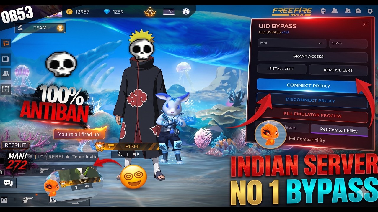 NEW UPDATE PC EMULATOR BYPASS 💻 FOR FREE FIRE | 100% ANTIBAN | FREE FIRE PC PANEL GRATIS 🎯 OB53 SAFE