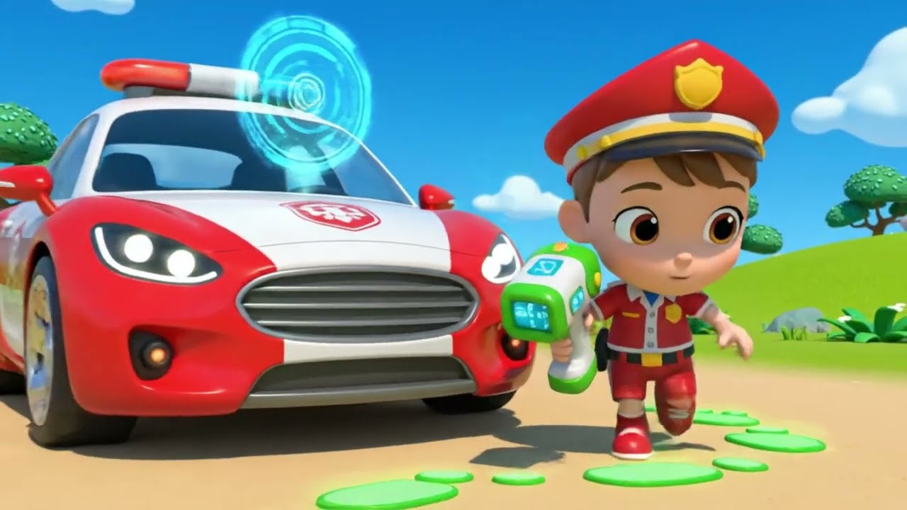 The Wheels on the Police Car | Songs for Babies