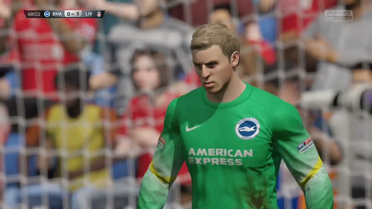 FIFA 15) Brigthon vs liverpool) partido de ida torneo creado eliminatorias gameplay 