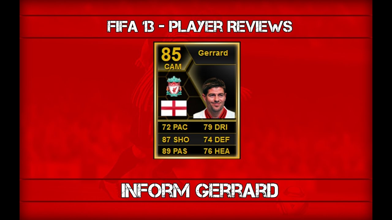 Fifa 13 | FUT Player Reviews | Inform Gerrard - With Gameplay