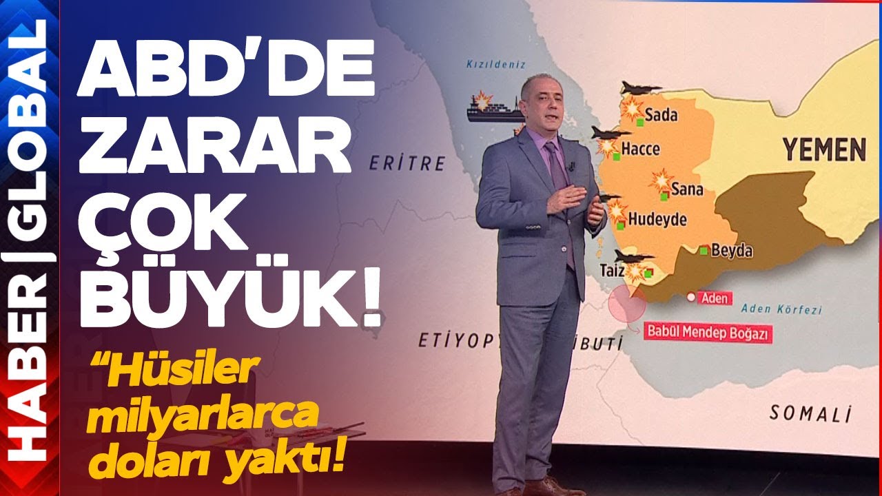 ABD'de Zarar Büyük! Husiler Milyarlarca Doları Yaktı!