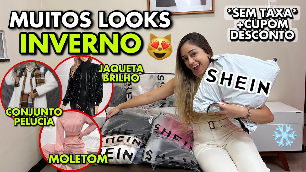 ABRINDO MUITAS COMPRAS DA SHEIN | PROVANDO LOOKS TENDÊNCIAS INVERNO SHEIN ROUPAS SHEIN TAXADA SHEIN?