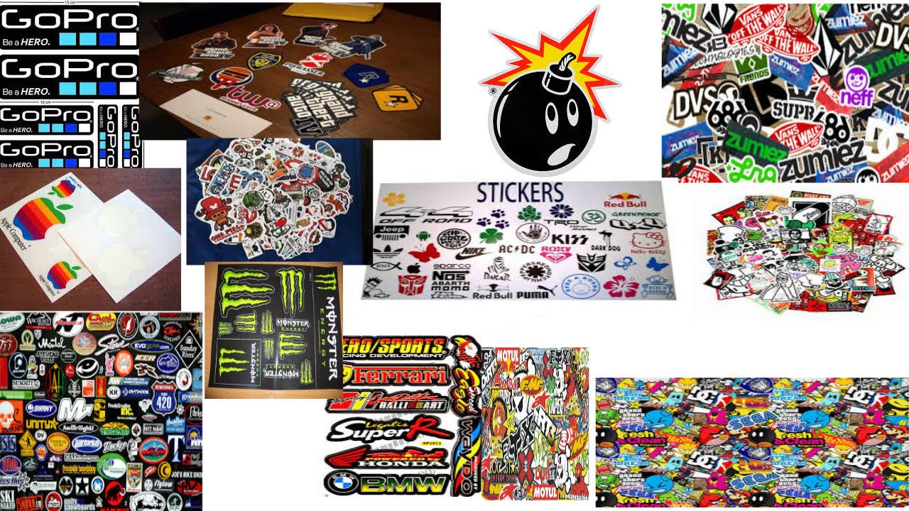 How to get free stickers from companys