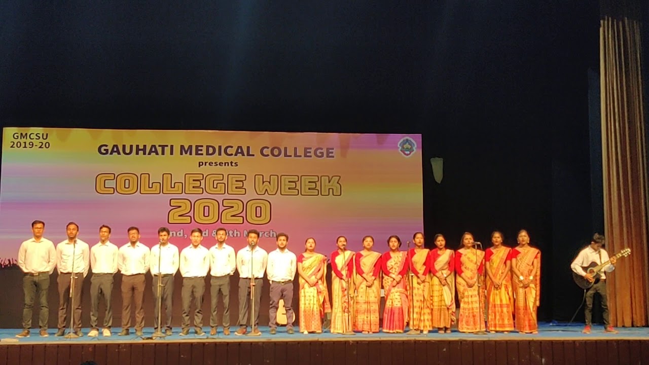GMCH Anthem... Gauhati Medical College.  College week 2020....