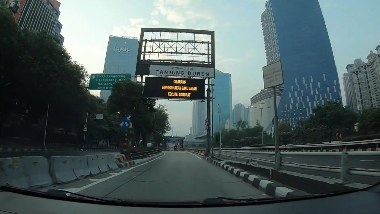 On Trip MALL TAMAN ANGGREK ( jakarta ) - CIBUBUR | PERJALANAN PAGI HARI, LALIN SANGAT LANCAR #1