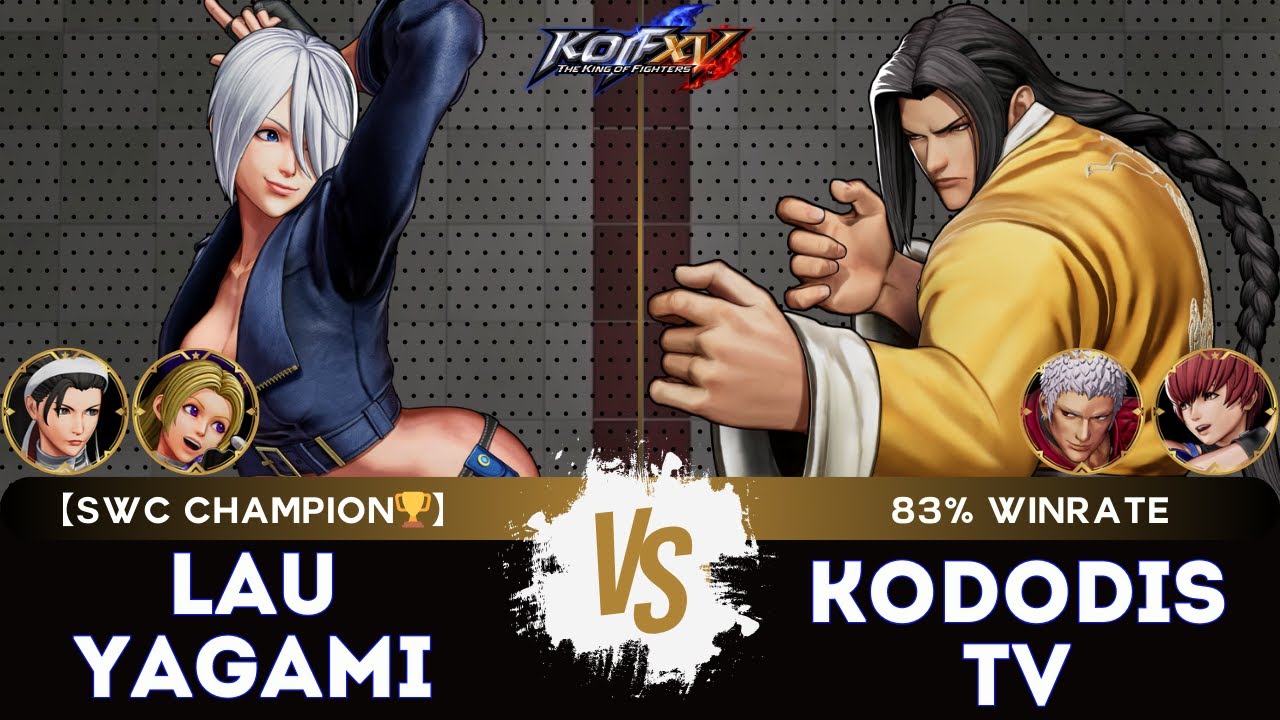 KOF XV ▰ LAUYAGAMI (Ángel/Hinako/Chizuru)  🆚 KODODIS TV (Gato/Chris/O.Yashiro)🎞️Replay Match - 1/26