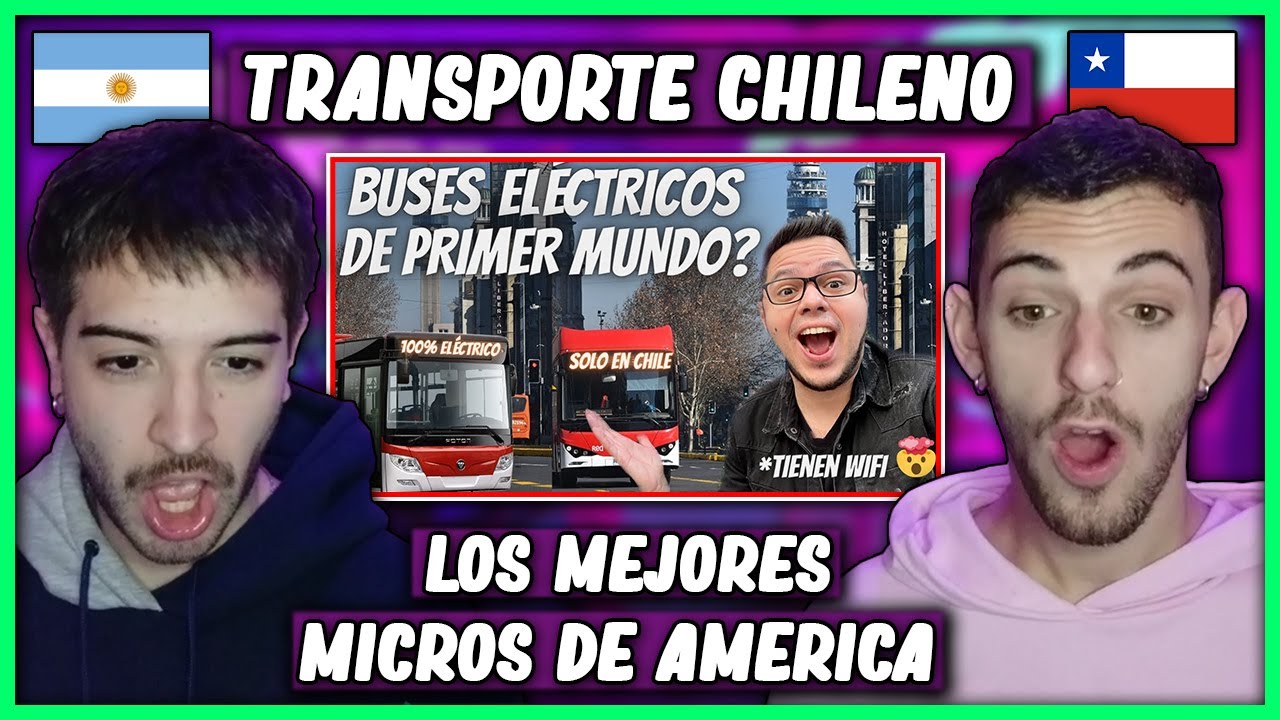 ARGENTINOS reaccionan a BUSES ELECTRICOS en CHILE 🇨🇱😱🇦🇷