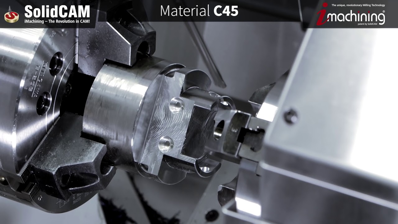 SolidCAM Mill-Turn & iMachining on OKUMA Multus BII series