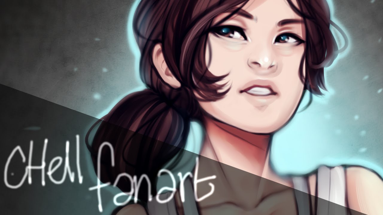 Chell Portal Fan art - Speedpaint