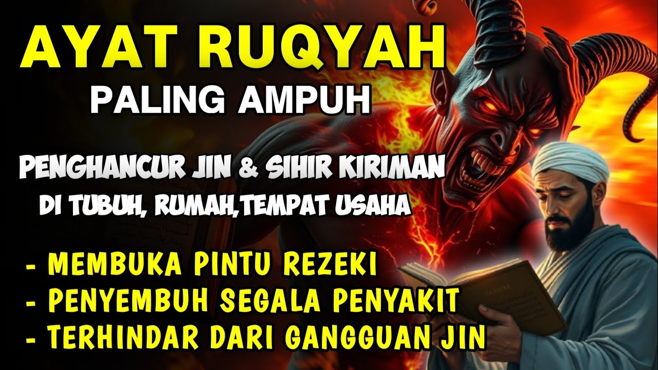 RUQYAH RUMAH PENGUSIR JIN, SETAN & SIHIR DI RUMAH & TUBUH, PENENANG HATI DAN FIKIRAN| BY ALAA AQEL