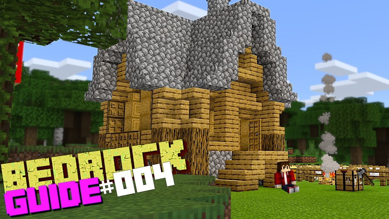 Wie baut man das erste Haus in Minecraft | Minecraft Bedrock Guide | LarsLP