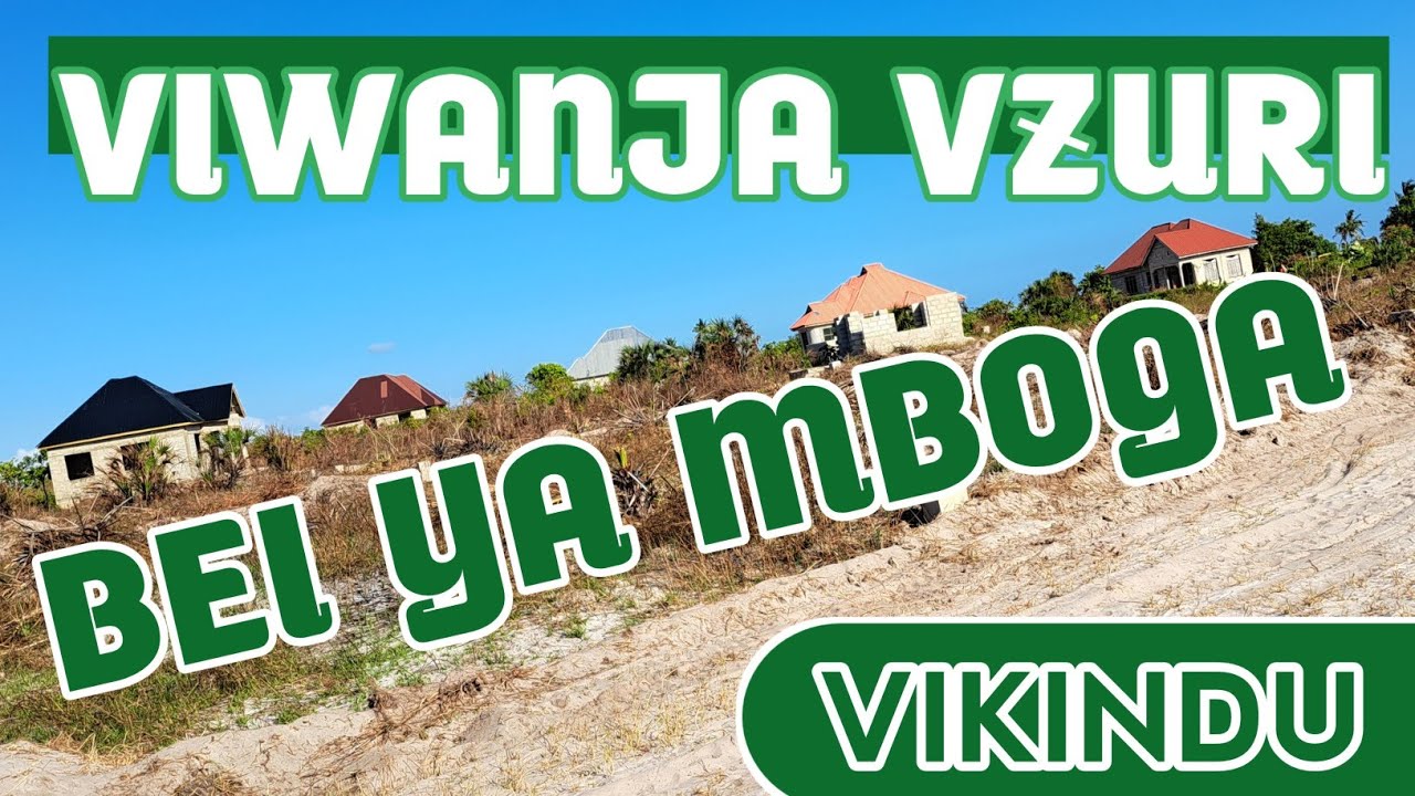 BEI NAFUU ZAIDI YA SANA VIWANJA VILIVYOPIMWA VIKINDU-MALOGORO