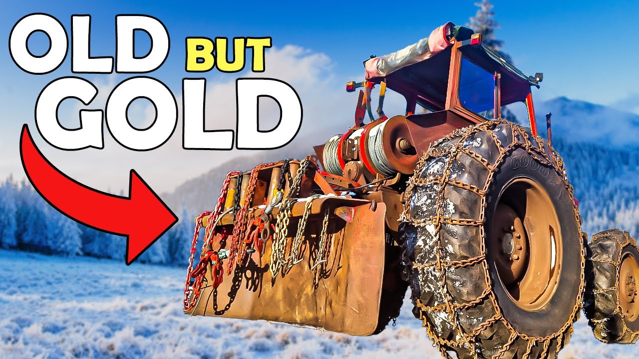 MF 165 4WD Skidder Overview & Mounting Winch