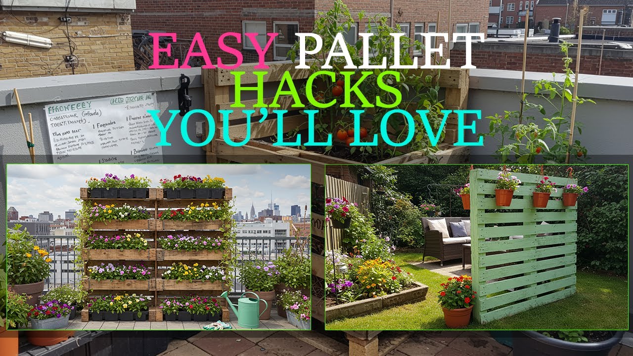 10+ DIY Recycled Pallet Woodcraft Projects You Can Try for Garden Decoration