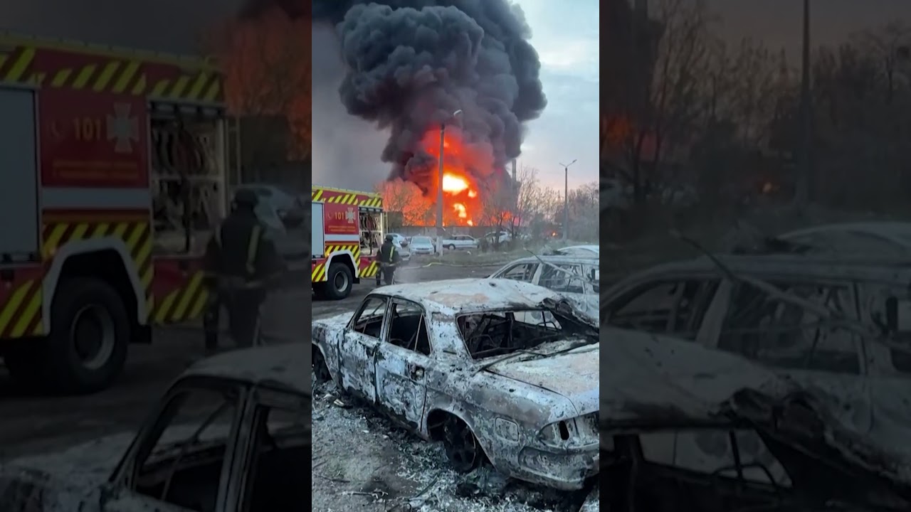 KYIV BARRAGE: Five Dead and 45 Injured in Massive Overnight Russian Strike | DWS News | AH1C
