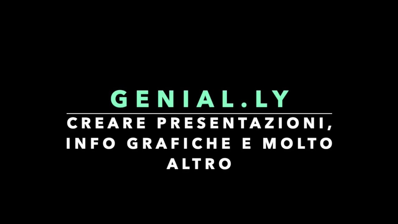 Genial.ly: creare presentazioni, infografiche e molto altro