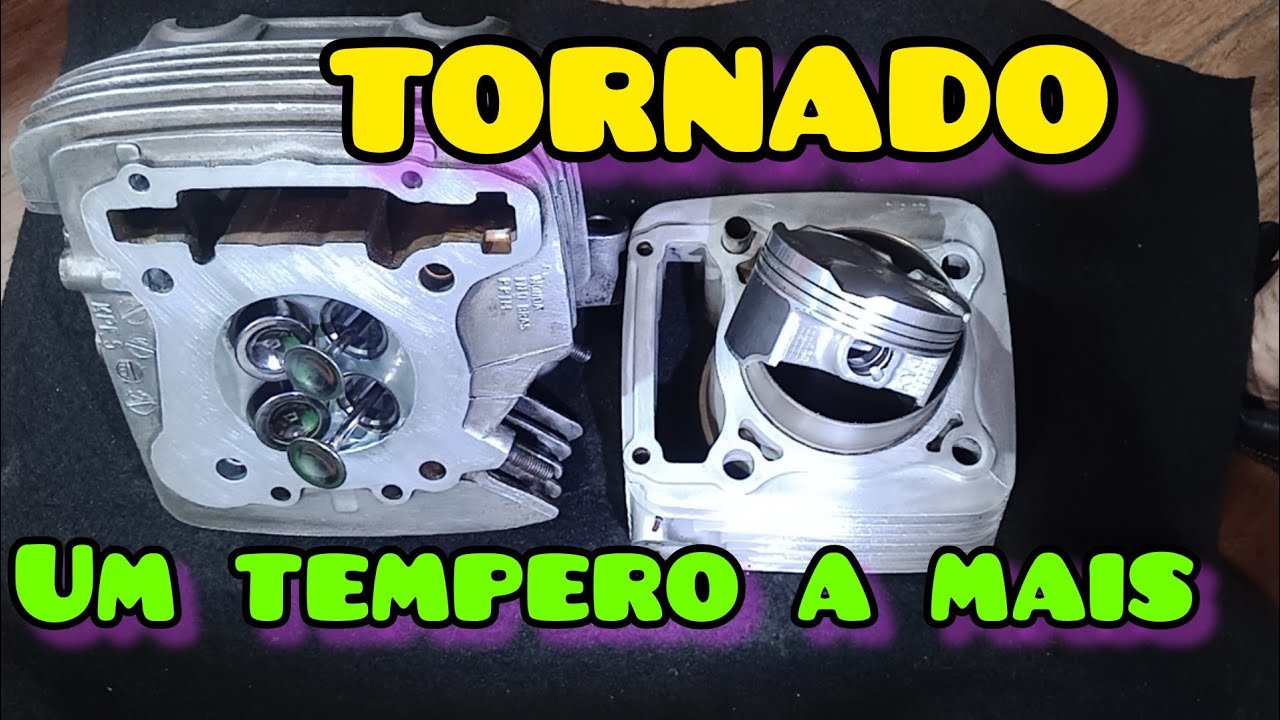 MELHORANDO O MOTOR DA TORNADO, CABEÇOTE E PISTÃO MAIOR.