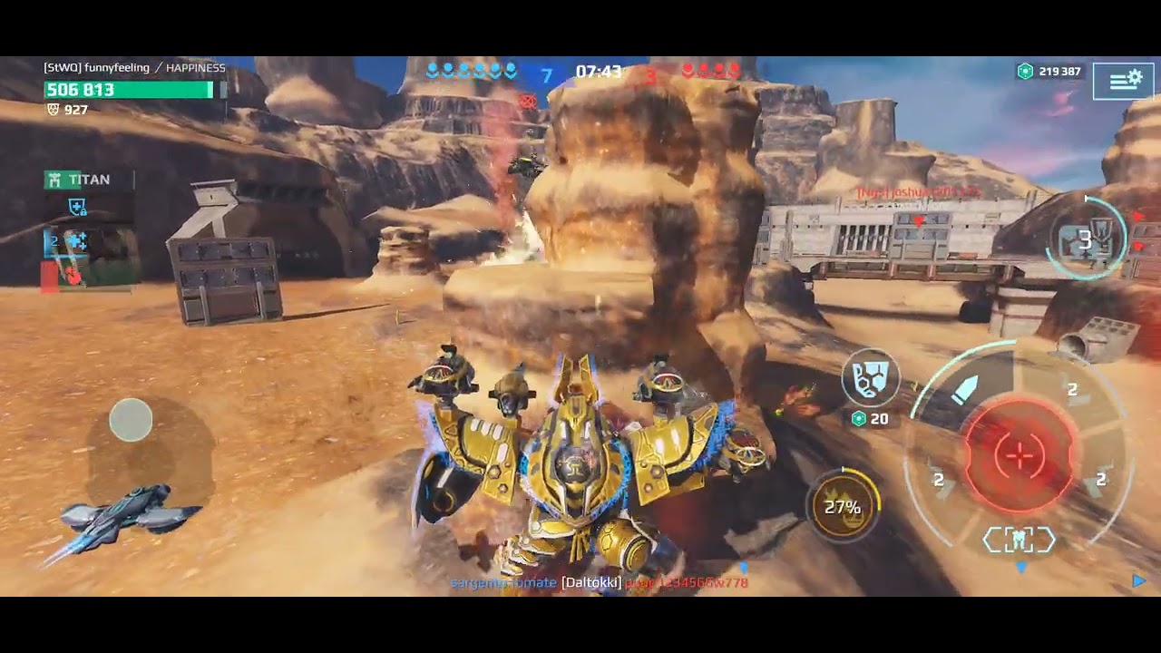 Team Death Match #WarRobots #Gaming #smartphone  #tdm 